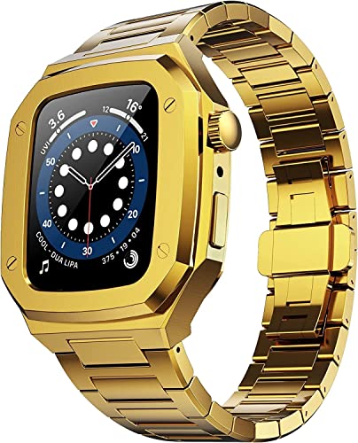 Protégez votre Apple Watch 44 45mm avec ce kit modification bracelet acier antichoc