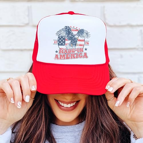 Gorra Patriótica Águila 5 Paneles Trucker miniatura 2