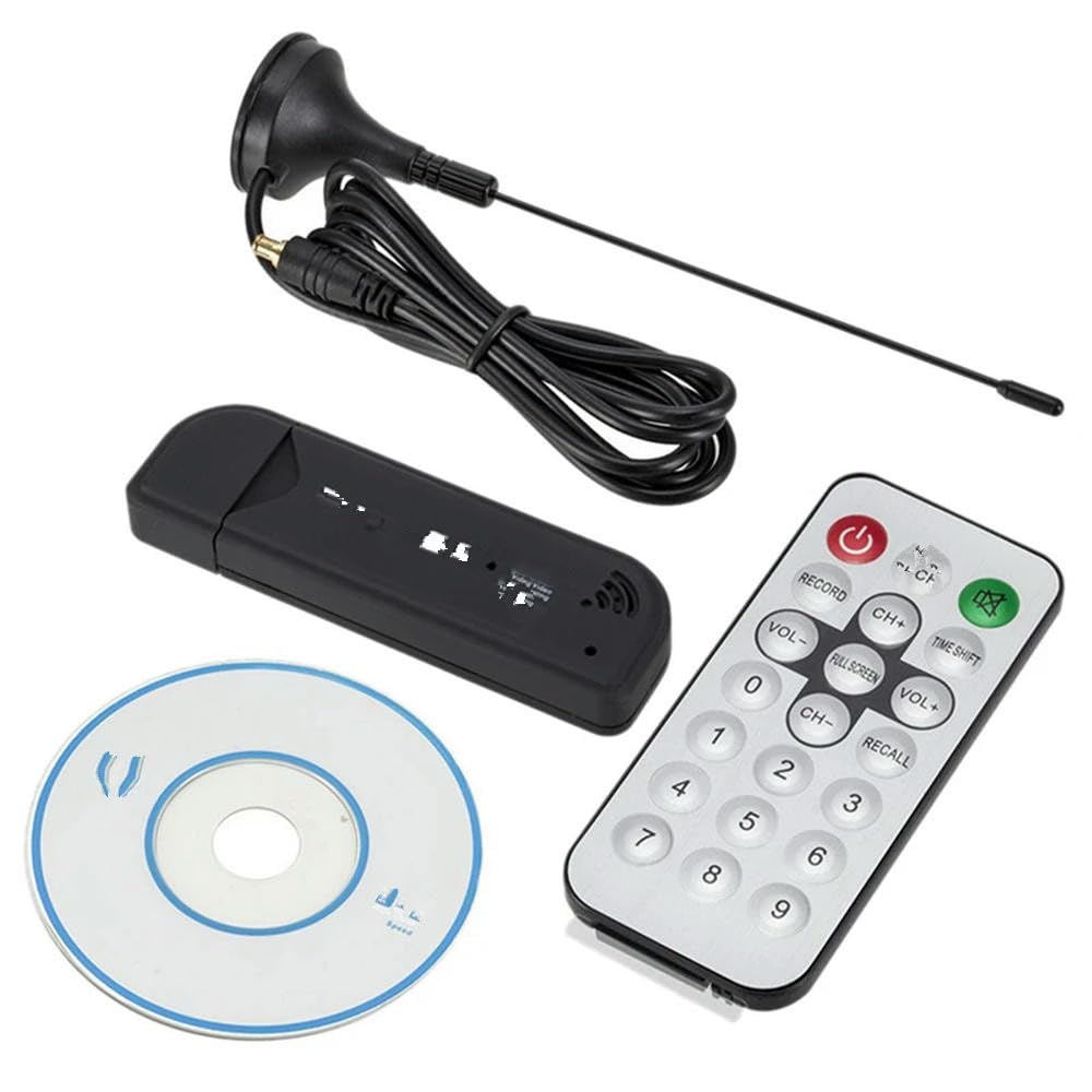 for USB2.0 SDR Dongle Digital TV Tuner Stick for Real-Time Recording Playback, Easy to Use