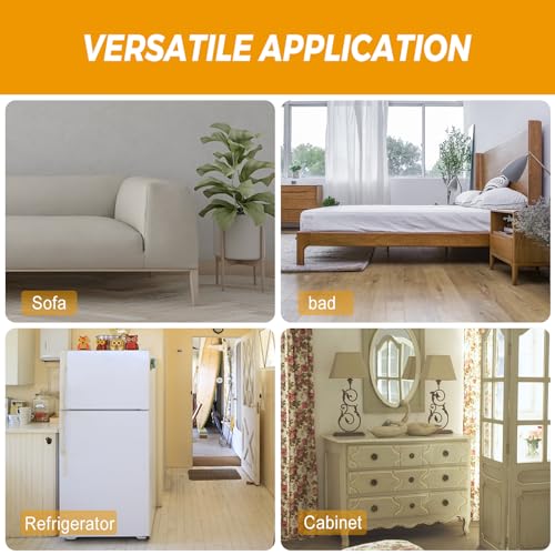 Apocalis Pacote com 8 bloqueadores de brinquedos para embaixo de móveis (15 cm A 40 cm C), bloqueado