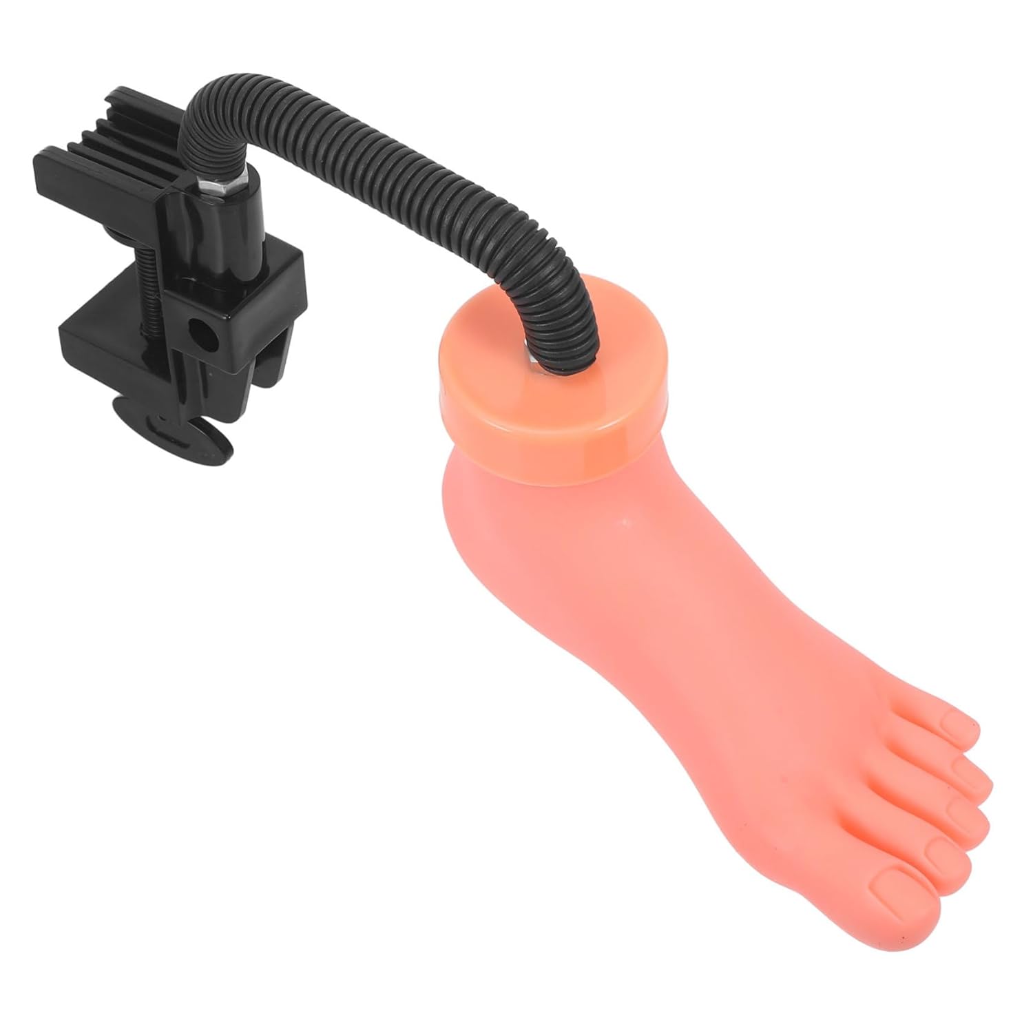 Nail Art Practice Foot Model Flexible Foot Nail Training Mannequin for Pedicure and Nail Art Practice for Beginners and Professionals Realistic Skin Feel