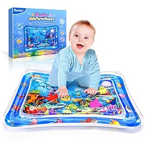 Dusor Wassermatte Baby Spielzeug 3 6 9 Monate, Ostergeschenke Kinder, Wasserspielmatte BPA-frei, Aufblasbare Bauchzeit…