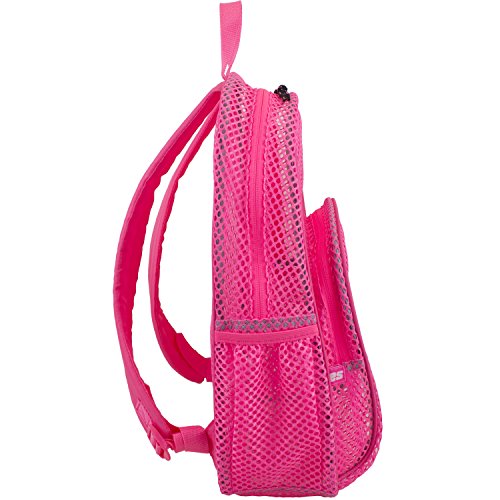 Eastsport Mesh Backpack With Adjustable Padded Shoulder Straps (Pink) #TOP2