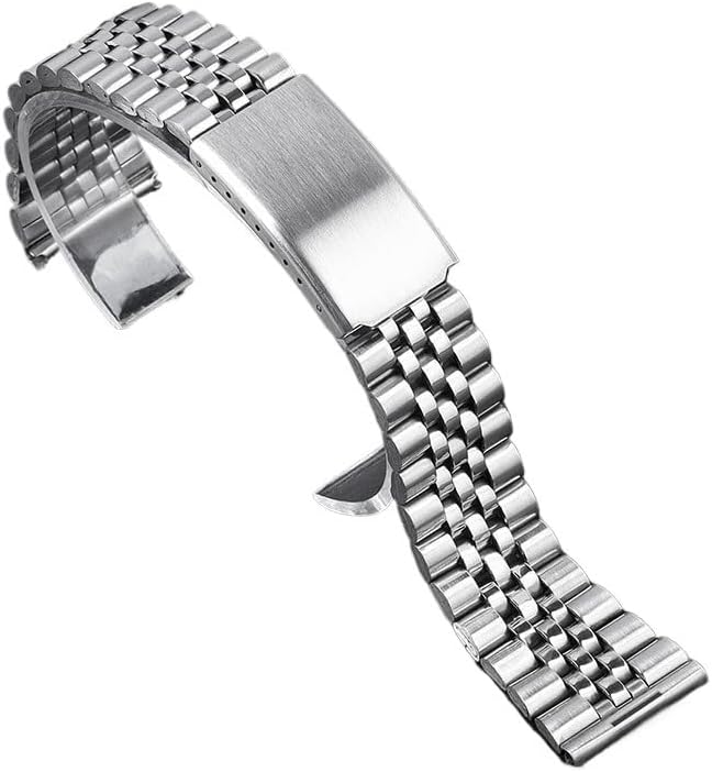 Metal Watch Strap 20mm 22mm Stainless Steel Watch Band Universal Women Men Wristband Fit for Seiko(20mm)