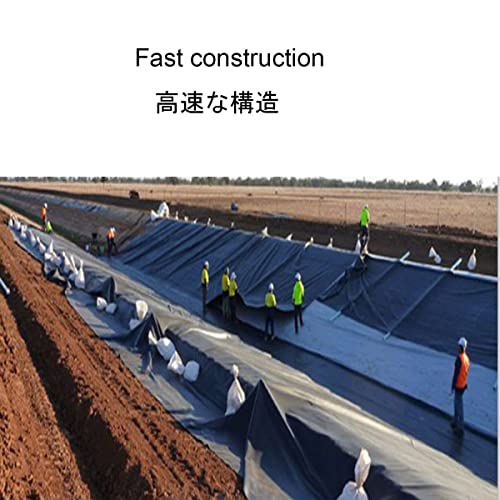 Small Pond Liner, 5X10 Ft 5X13 Ft 5X16 Ft Pond Hdpe Skins Small Fish Pond Liners Rubber Pond Tarp Great Value & Durable Underlayment For Fountains, Waterfall & Water Gardens, Black ( Size : 1X1M/3X3Ft #TOP1