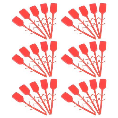 jojofuny 1000 Piezas de Precintos de Seguridad para Extintores Rojo Pequeño Pasadores de Bloqueo Resistentes Sellos Plásticos para Prevención de Descargas Accidentales Accesorios