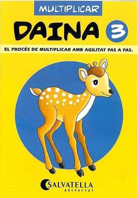 Portada de Quadern de Matematiques Daina 3 Multiplicacio