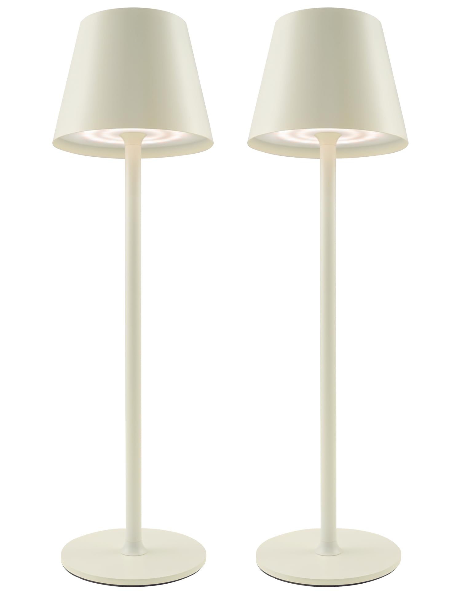 Rechargeable Lamps Full Metal Set Of 2Table Uk With 3 Color Modes5200 Mah Battery Operated LampTouch Control Wireless from B&Q