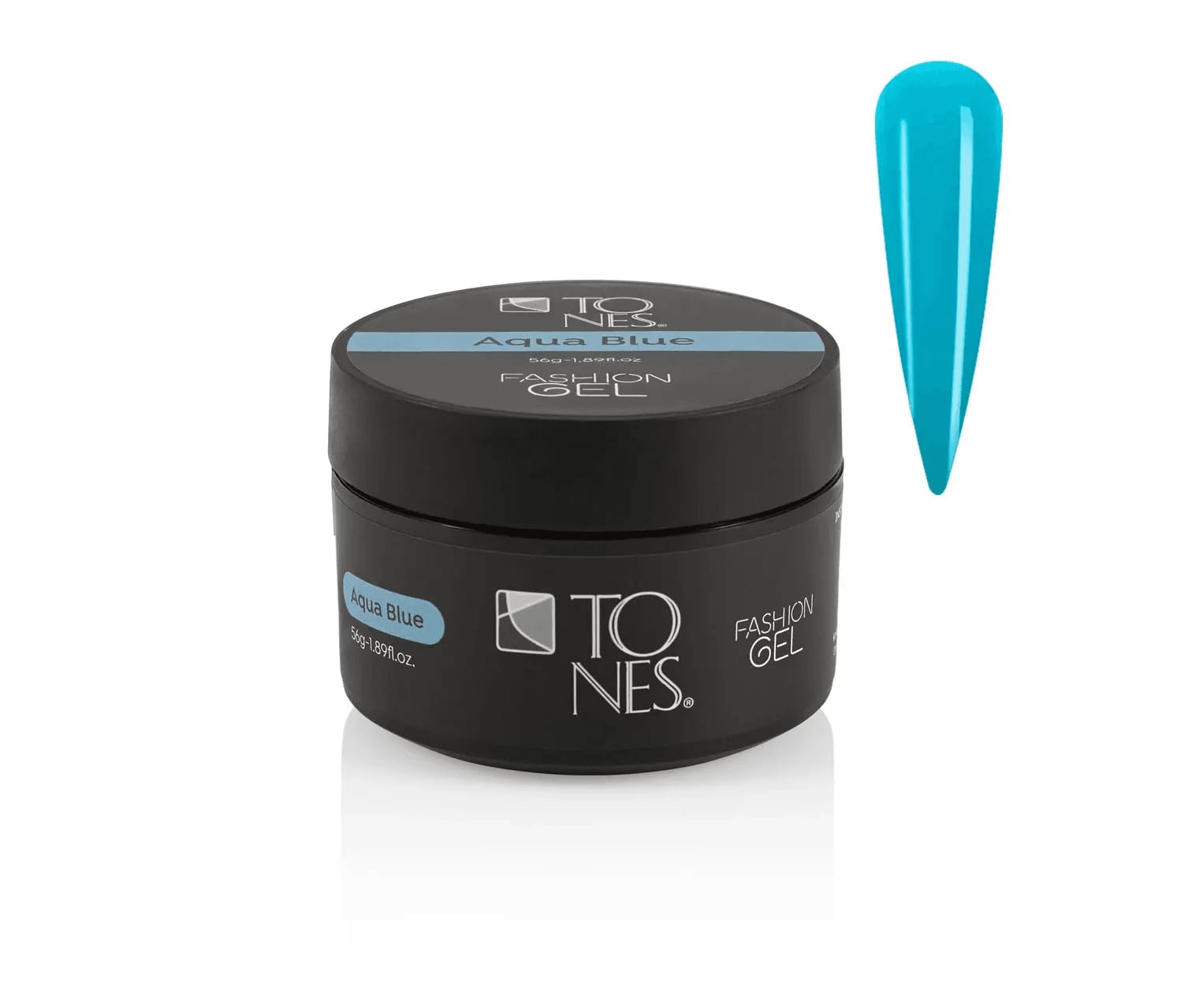 TONES Fashion Gel - Premium, Long-Lasting LED or UV Poly Nail Gel - 7-Free - Quick-Curing Nail Art and Nail Design Overlay or Nail Sculpting - (1.89