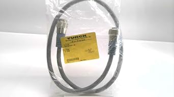 TURCK RSM RKM 5731-1M 1 M, CORDSET, Double Ended, Straight Male to Female Connector, U-02459