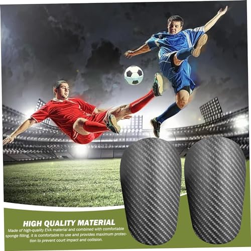 2 espinilleras de fútbol pequeñas para jóvenes y Adultos, Equipo de protección para Hombres, Mujeres, niños, niñas (9,5 x 6 cm, 11,5 x 8 cm) (S) - imagen 6