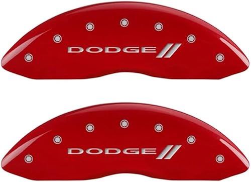 Miniatura 25 de MGP Caliper Covers - Cubiertas de pinza de freno para Dodge Challenger 2011-2023 y Dodge Charger 2011-2023