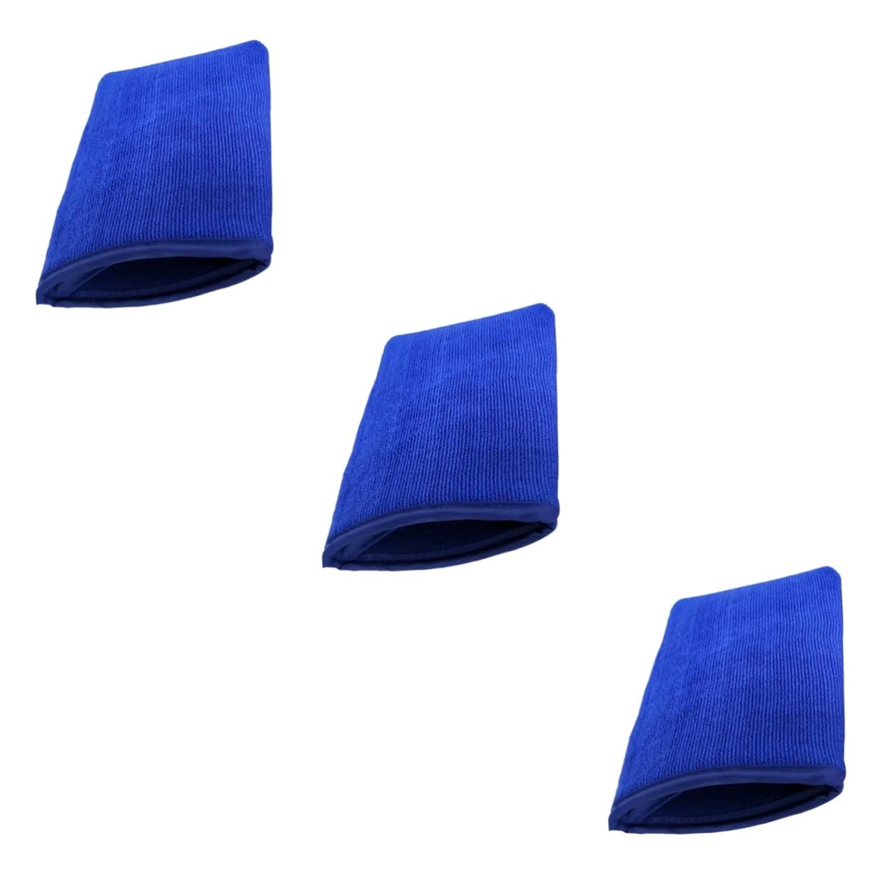 SOLUSTRE 3stücke Mikrofaser Autowaschhandschuh Blau Ultra-saugfähig Für Effektive Reinigung Und Trocknung Für Auto Und Boot Sanft Zu Empfindlichen Oberflächen