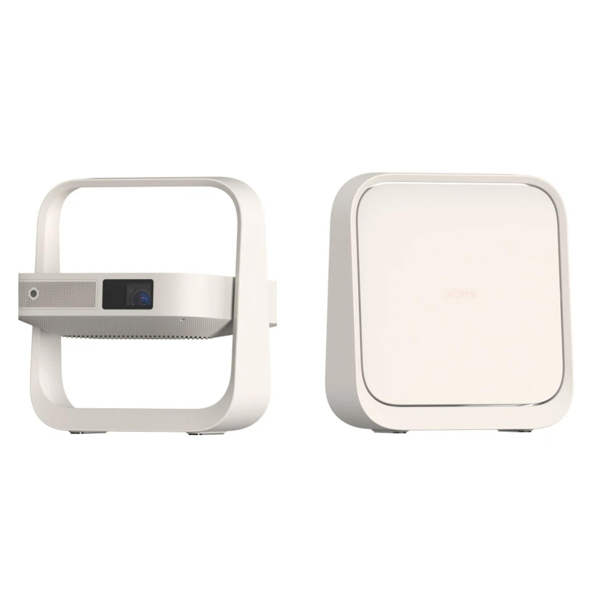 Elfin Flip Plus Portable Projector, Google TV with Licensed Netflix, 500 ISO Lumens, 1080P Resolution Home Projector, Build-in Adjustable Stand, Lightweight and Compact Design, Screen Adaption