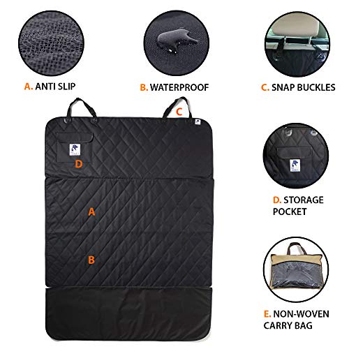 Dog Cargo Liner for SUV, Van, Truck & Jeep - Waterproof, Machine Washable, Nonslip Pet Seat Cover with Bumper Flap Will… - Image 4
