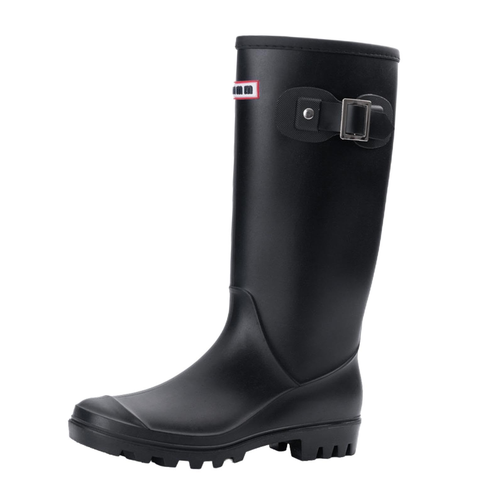 shopora Women'S Rain Boots Mid Calf Rainboots Fashion Anti Slip Protective Footwear 40 | Womens Shoes | Boots-picture-35
