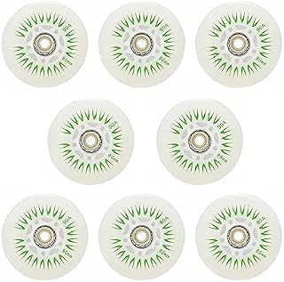 Luminous roller 8PCS Inline Roller Skate Wheels 80mm 90A Sliding Skate Wheels Durable Luminous Durable Luminous Replacement