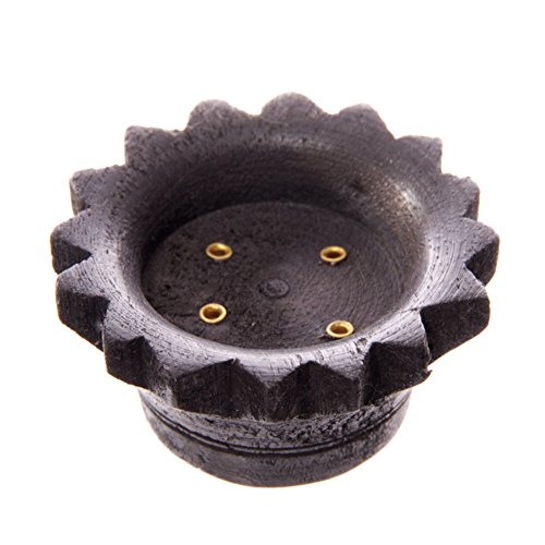 Brucia Incenso in legno Sheesham Fiore circolare