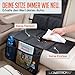 LIONSTRONG® Kindersitzunterlage Autositzschoner [ISOFIX GEEIGNET] - wasserabweisender Polyester Stoff schwarz - Sitzschutz Sitzschoner Auto Kindersitz - universell kompatibel (Schwarz)