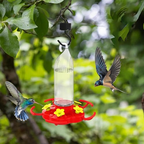 Bain d'oiseaux suspendu 5 ouvertures anti-fourmis pour l'extérieur - 3