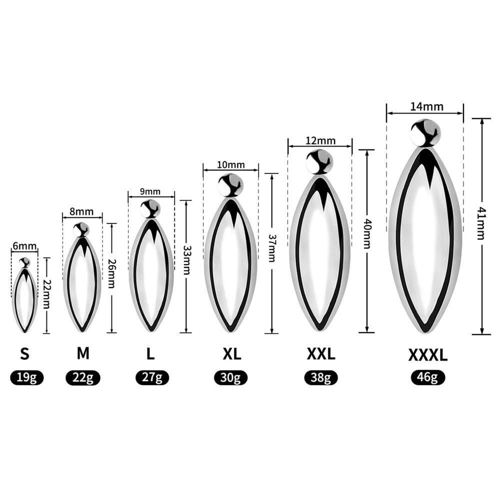 Plug anale in metallo Set di 6 plug anali in metallo con plug intercambiabili, dilatatore anale in acciaio inossidabile for prostata for uomini e donne plug anale SM sex toy