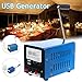 Handkurbel Generatoren, USB Tragbarer Mobiler Notstromgenerator Manuell Stromversorgung Notladeger?t, f¨¹r Camping Outdoor Garten Generatoren, handkurbel generator