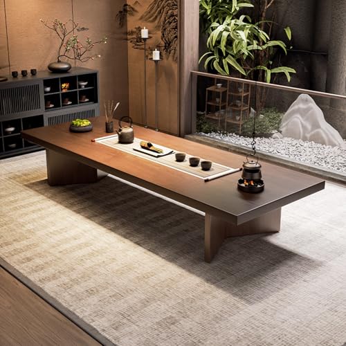 Table tatami en bois massif facile à monter pour optimiser les petits salons
