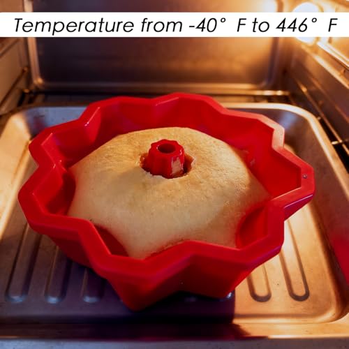 50% Off AVIDON 9.5-inch Non-stick Silicone Cake Pan