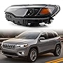 Clidr Headlight for Jeep Cherokee 2019 2020 2021 OEM LED Headlight Lamp Assembly Driver Side 68275945 MOPAR (Left)