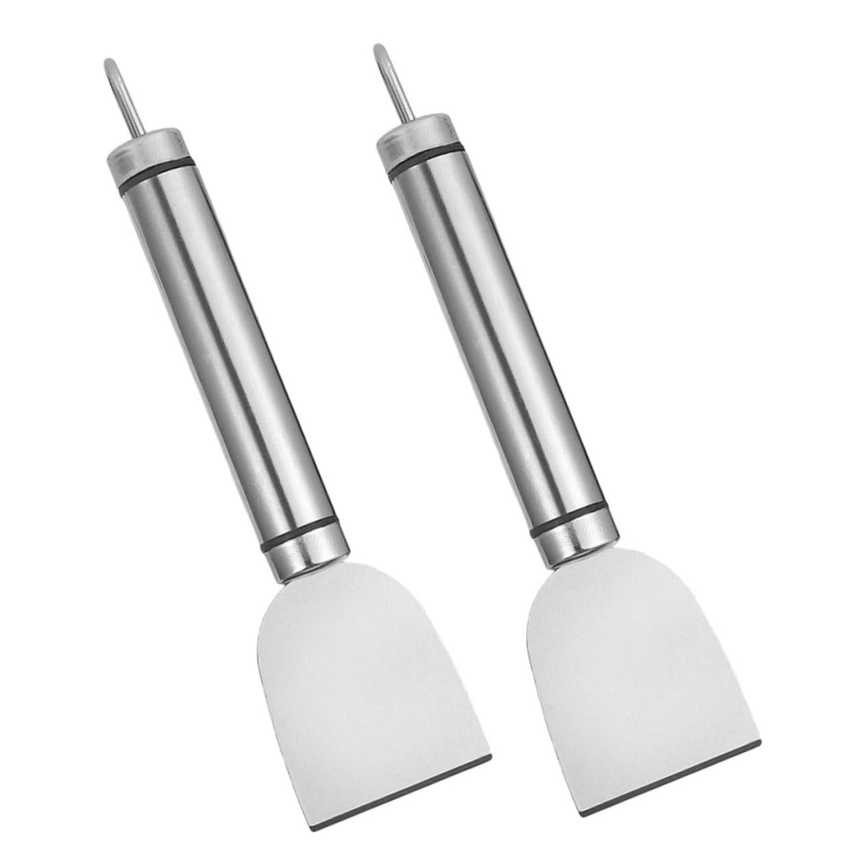 PACKOVE Ergonomic Handle Scraper Stainless Steel Cleaning Tools for Home Household Oven Gas Burner Refrigerator