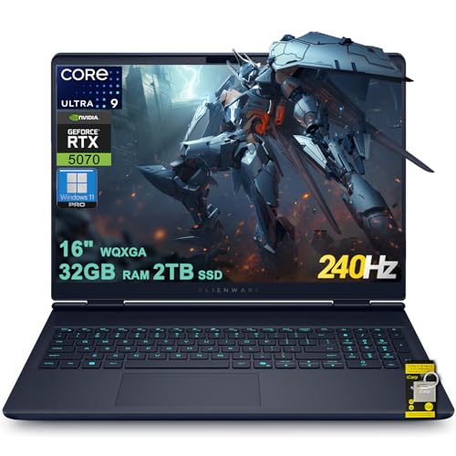 Dell Alienware 16X Aurora Gaming AI Laptop 16' WQXGA...