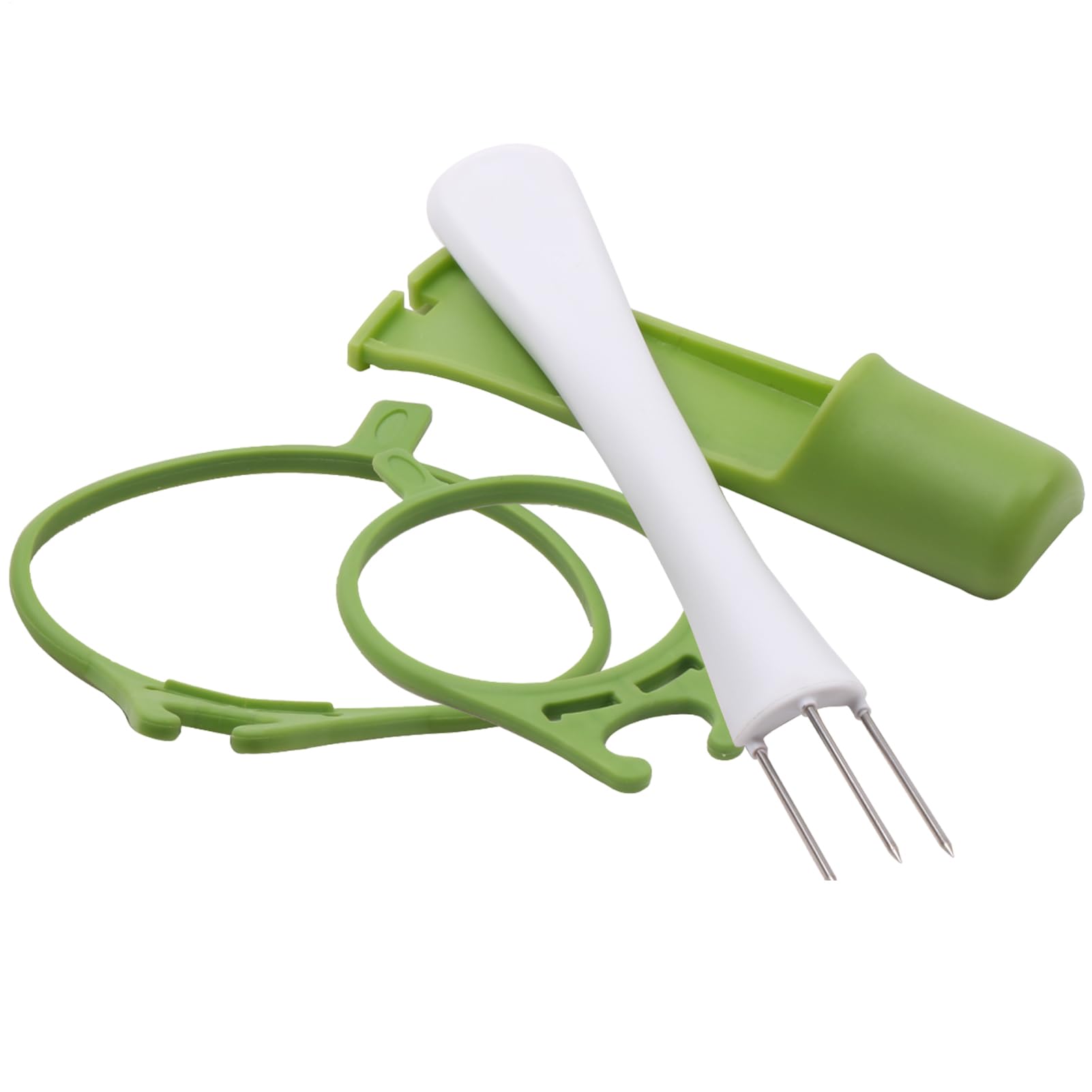 Pickle Jar Fork - Tool à saisir de cornichon, ustensile à poignée longue | 6,69x1,18 pouces de long manche ustensile de capture alimentaire, pot de fourchette de cuisine, aide à la cuisson pour collat