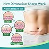 Dimora Waterproof Silicone Scar Sheets - Medical Grade Hypoallergenic Silicone Scar Tape (4cm*1.5m), Ultra-Soft Scar Removal Treatment for Surgical Scars, C Section, Tummy Tuck, Keloid Treatment #5