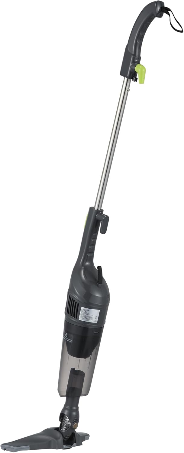 PowerVac 9000 – 2-in-1 Vacuum and Mop Combo, High-Suction Corded Cleaner with Dual Filters and Reusable Mop Pads (Lime Green)
