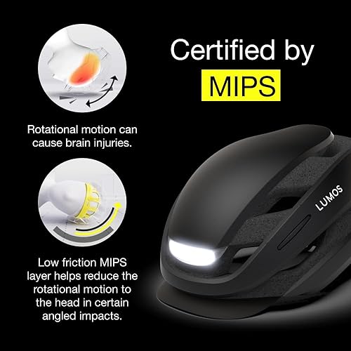 Miniatura 5 de Lumos Casco de bicicleta ultra inteligente  Luces LED delanteras y traseras personalizables con señales de giro  Cascos de bicicleta de carretera