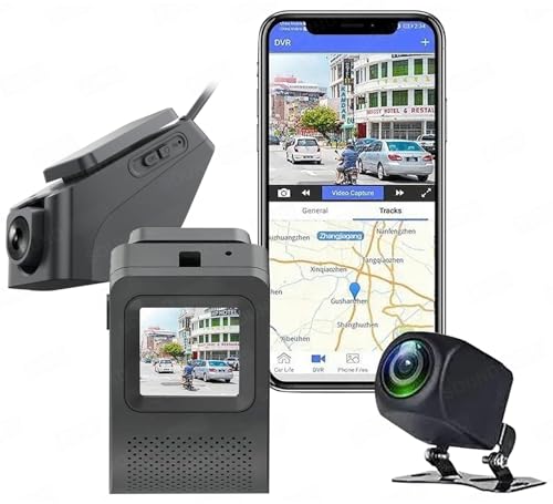 Image of SOUND FIRE A15 1080p Cloud DVR 4G LTE Dual Channel Car Dash Cam with Wide Angle View|G-Sensor|WiFi Hotspot|Live GPS Tracker|App Playback & Share|Loop Recording|Live Video Streaming