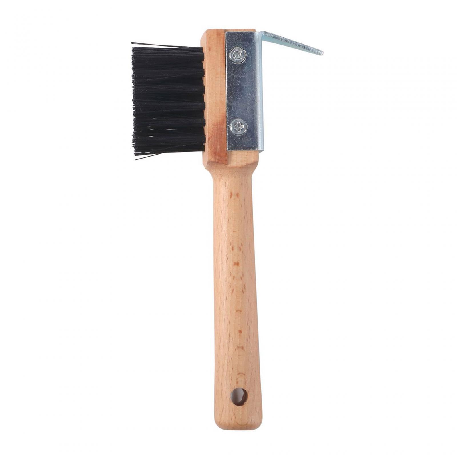 Horses Hoof Pick Brush with Wooden Handle Massage Tool for Pigs Goats Cattle | Outdoor Sports | Equestrian | Horse Care & Grooming | Hoof Rasps & Farrier Tools