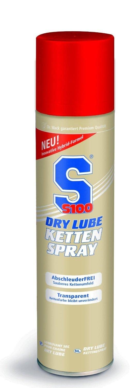 S100 catena Cura Set/Catena Spray Pulitore Dry Lube + catena + Pulito Sepp/Confezione risparmio