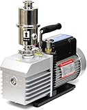 Across International EV9.110 Ai Easyvac Dual-Stage Vacuum Pump with Oil Mist Filter Fittings for Degassing Chamber Vacuum Oven, 9 CFM