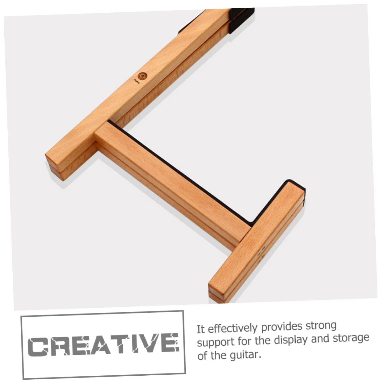 Chitarra Regolabile Legno Struttura Stabile per Chitarra Elettrica e Violino Design Pratico e Compatto per Musicisti e Negozi Strumenti