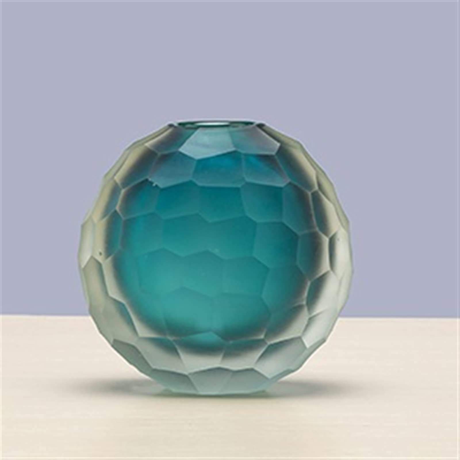Bzgpmfud Bule Vase Desktop Flower Light Fish Scale Glass Decoration Living Room Arrangement Creative Simple Table Tv Cabinet Wine(Bule)