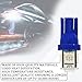 QKYS 194 T10 168 Blue LED Bulbs, 6000K Super Bright Car Interior Dome Light Bulb License Plate Bulb, 5050 5SMD Chips DC 12V W5W 2825 LED Bulb Replacement for Map Door Dashboard Lights, Pack of 10