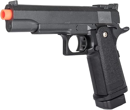 Miniatura 2 de Galaxy M1911 Airsoft Pistola de resorte de metal con funda - Negro - Brazos del Reino Unido