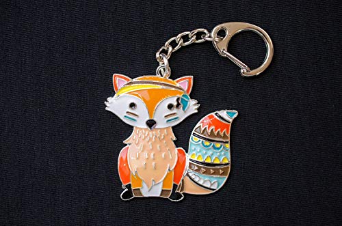 Miniblings portachiavi volpe volpe ciondolo in
