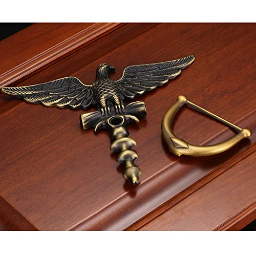 Ld-Yunjia Eagle Door Knocker Decorative Front Door For Gate Knocker Antique Metal Knockers With Mounting Hardware 1 Piece (Bronze) #TOP3