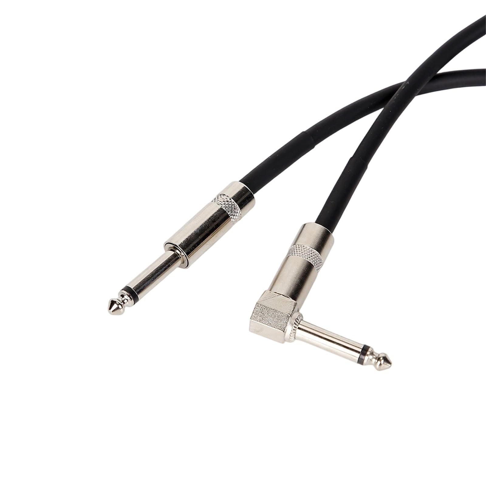 Câble Audio Guitare Fonge Câble De Raccordement Pour Guitare Électrique Enroulé Droit À Coudé