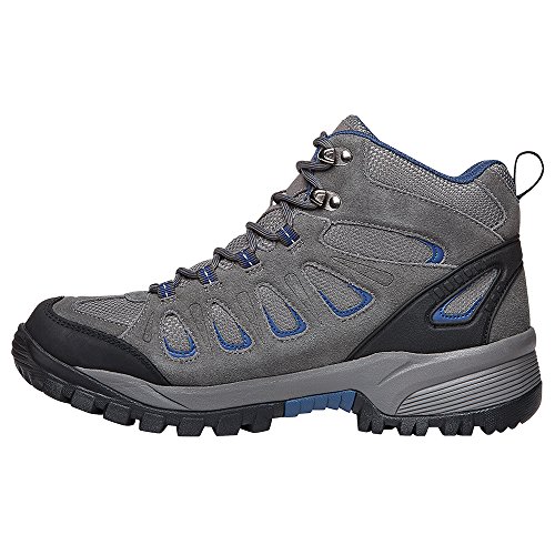 Image of Propet Mens Ridge Walker Cap Toe Hiking Casual Boots Ankle - Black, Grey