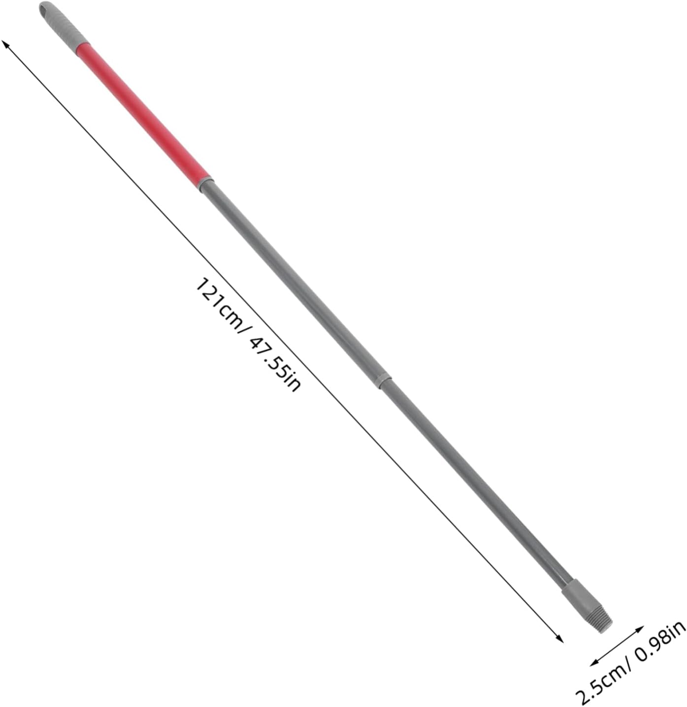 Vaguelly Telescopic Mop Rod Replacement for Microfiber Mop Handle Extension Pole Only