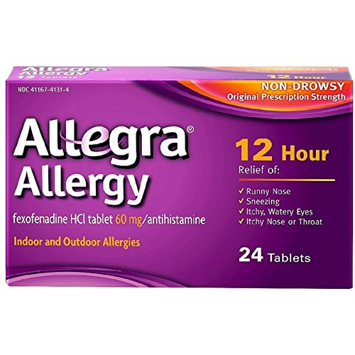 Allegra Allergy 12 Hour Non-Drowsy Tablets, 24 ea - 2pc