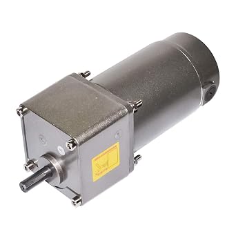 120W Large Power 12V 24Rpm Gear Motor High Torque Electric Speed Reduction Geared Motor with Eccentric Output Shaft